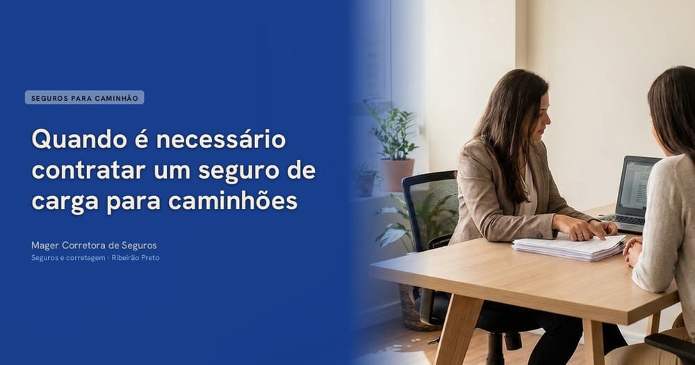 Quando é necessário contratar um seguro de carga para caminhões