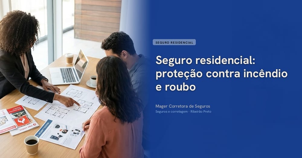 Seguro residencial: proteção contra incêndio e roubo