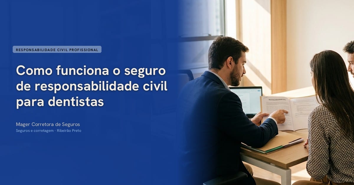 Como funciona o seguro de responsabilidade civil para dentistas